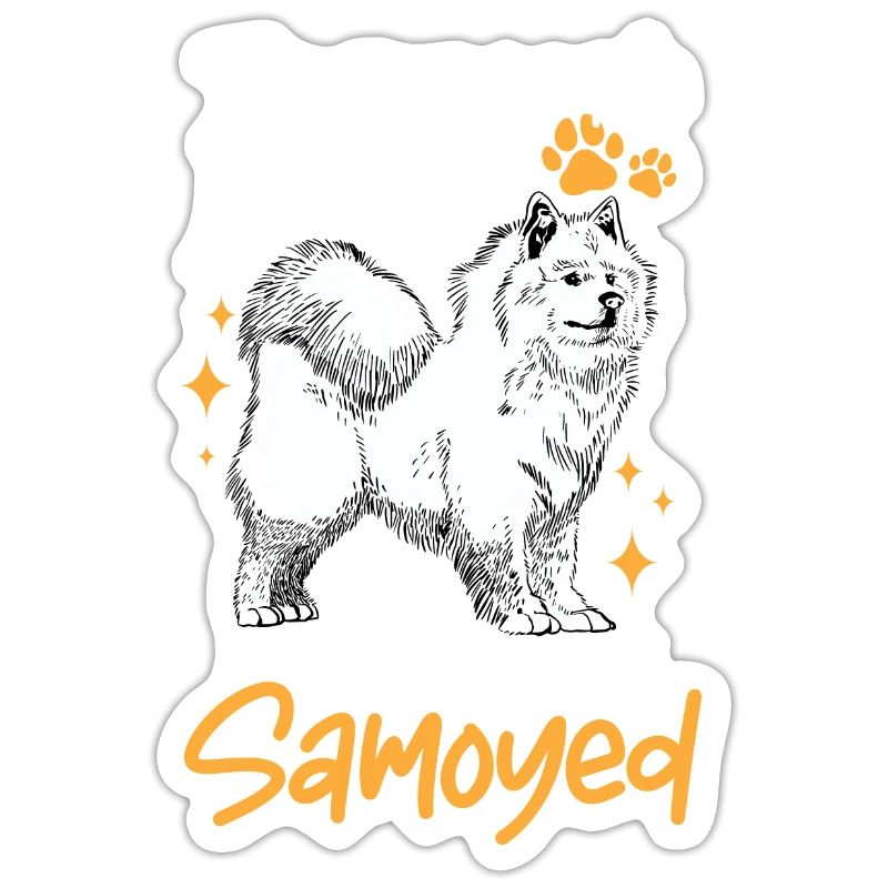 Samoyède plus comme Samoyède Spitz Samoyède