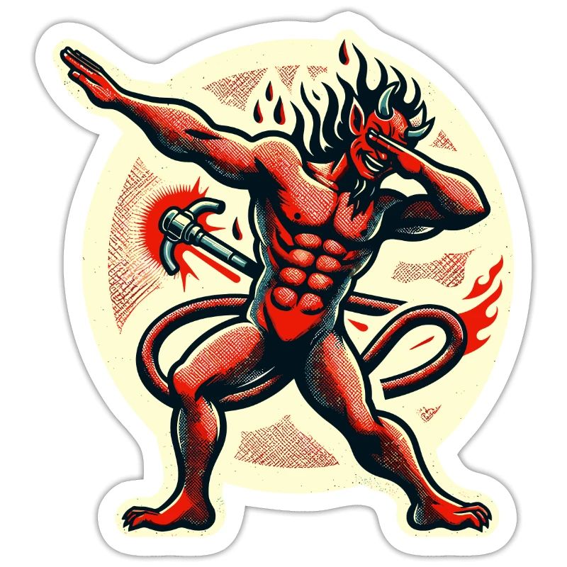 Dabbing Devil Funny Dabbing Design Costume