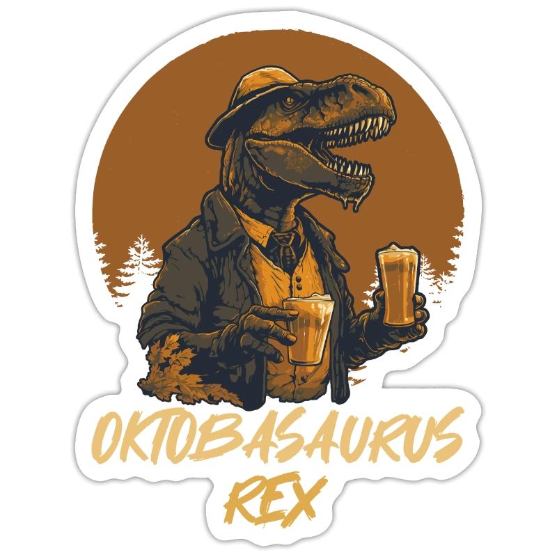 Oktbasaurusrex Bier Dinosaurier Biertrinker