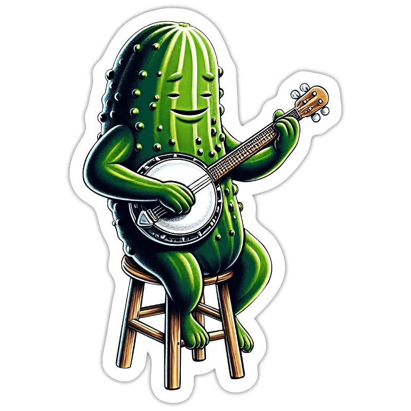 Concombre Concombre Aneth Bluegrass Banjo Player