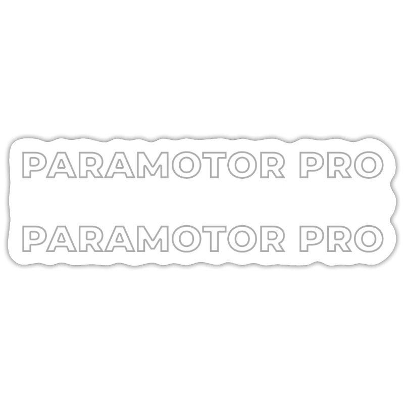Paramotor paragliding