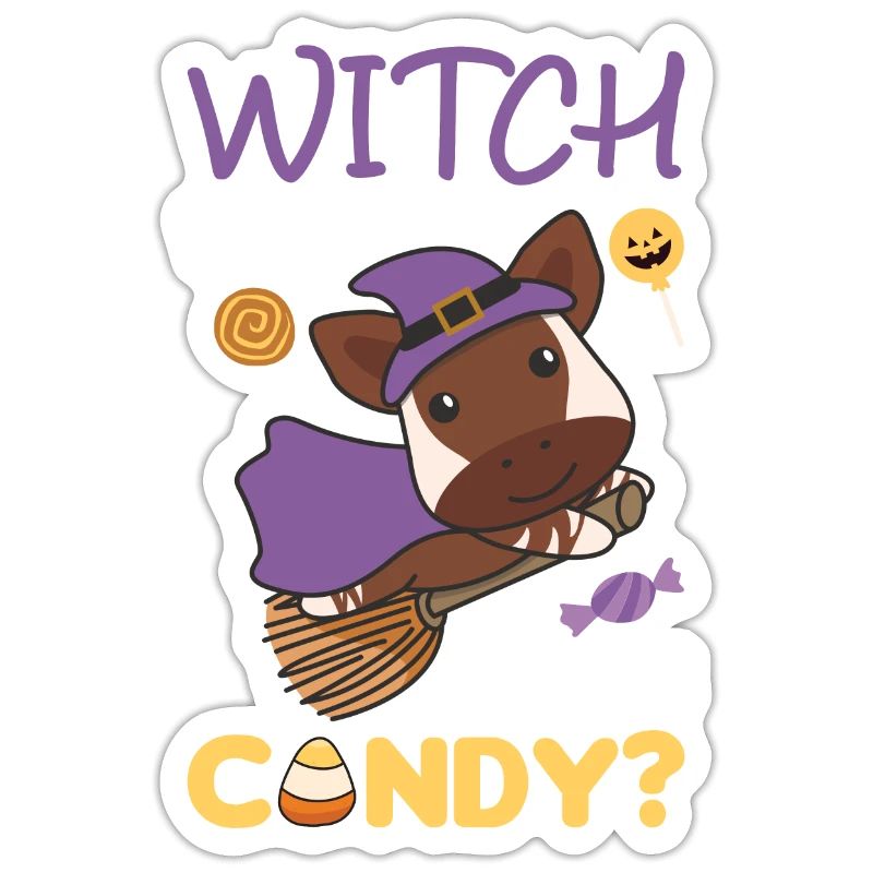 Okapi Hexen Witch way is the candy Happy