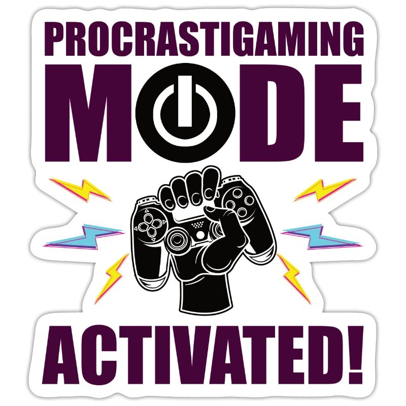 Gamer Procrastimode de jeu activé
