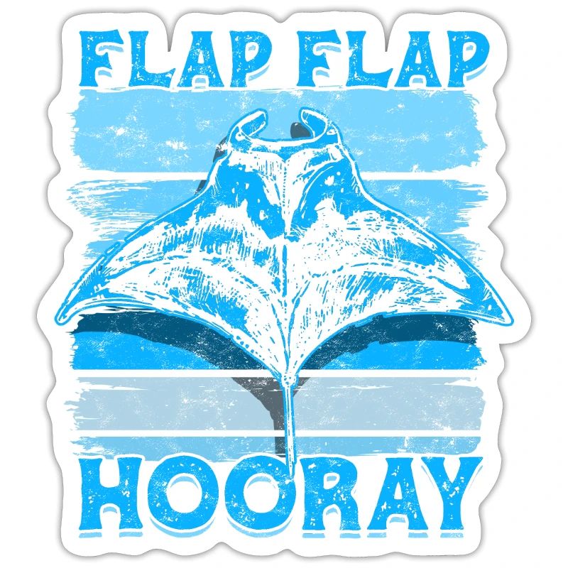 Mantarochen Stechrochen Flap Flap Hooray