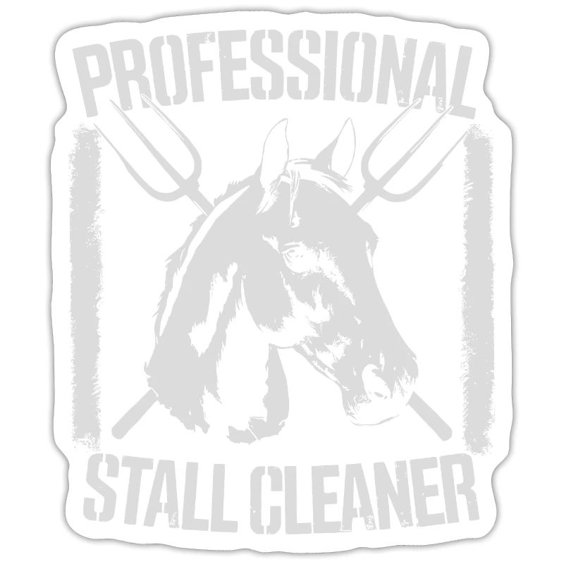Humorous design for stable work
