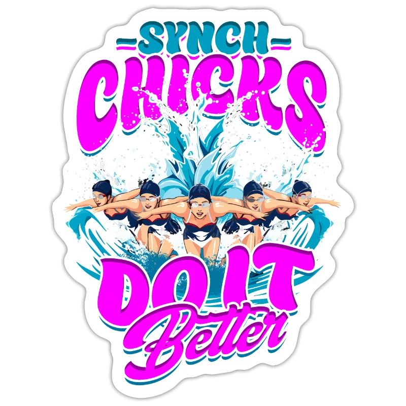 Synchronschwimmen Synch Chicks Do It Better