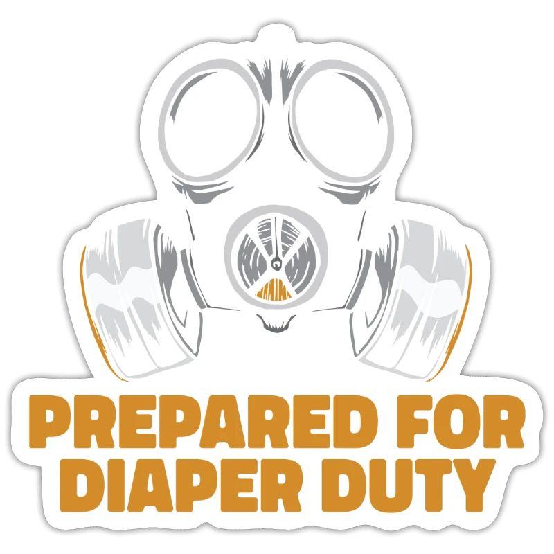 Ready for diaper change: Cool statement