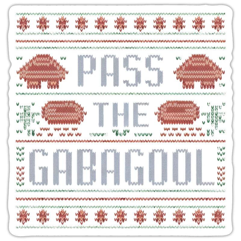 Übergeben Sie den Gabagool-Weihnachtspullover Gaba