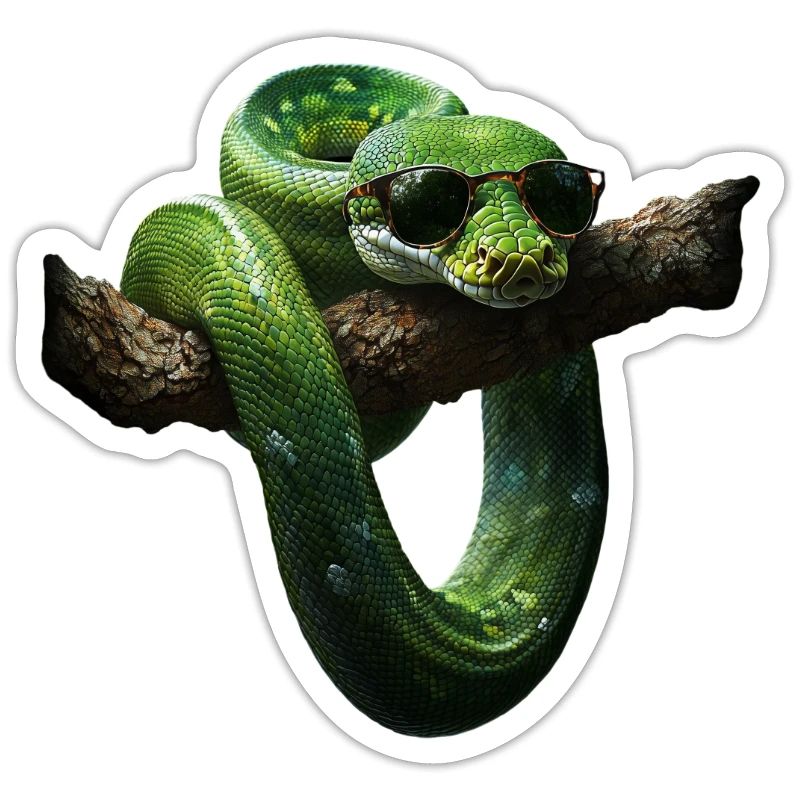 Green Tree Python Snakes Lover Terrarium
