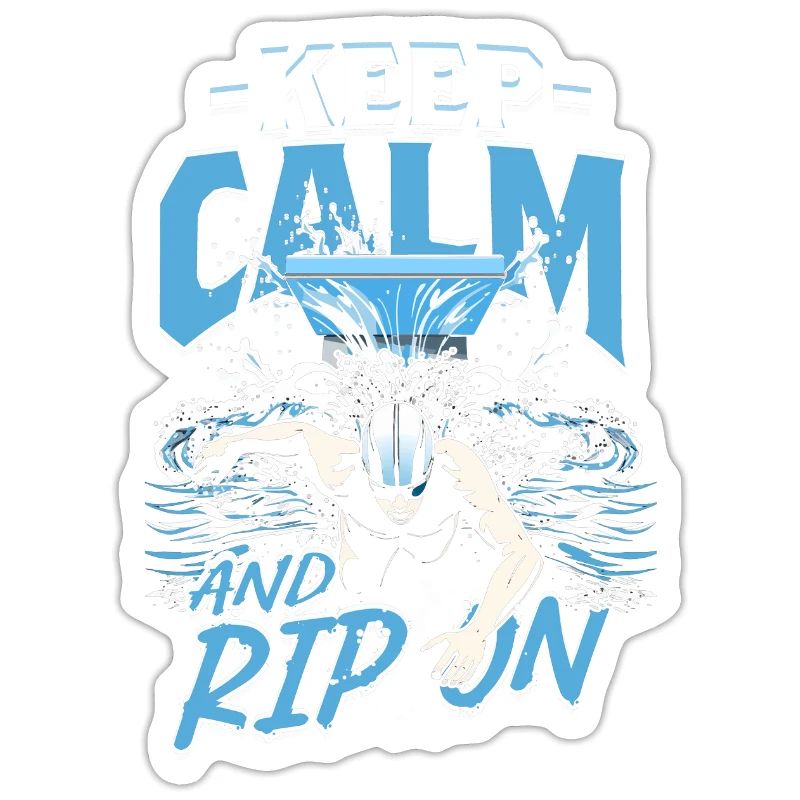 Springboard Jumping Keep Calm And Rip On