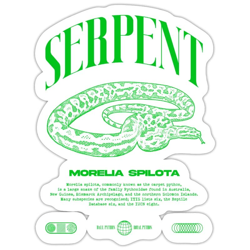 Teppich Python Moderne Reptile Keeper Streetwear