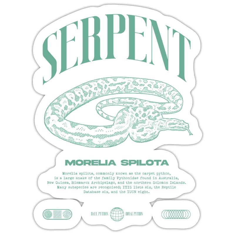 Teppich Python Moderne Reptile Keeper Streetwear
