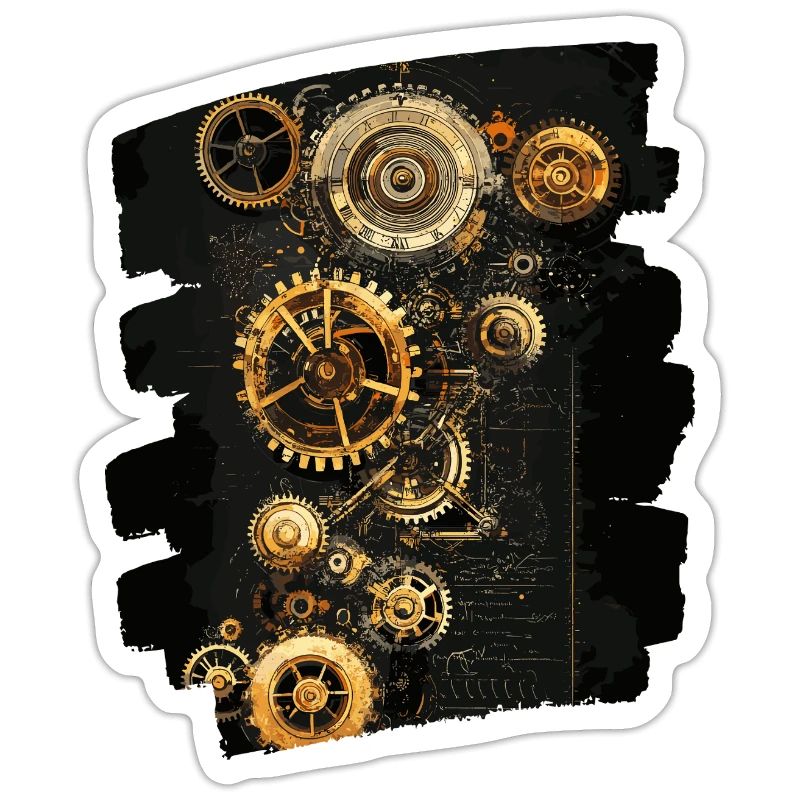 Horloge steampunk