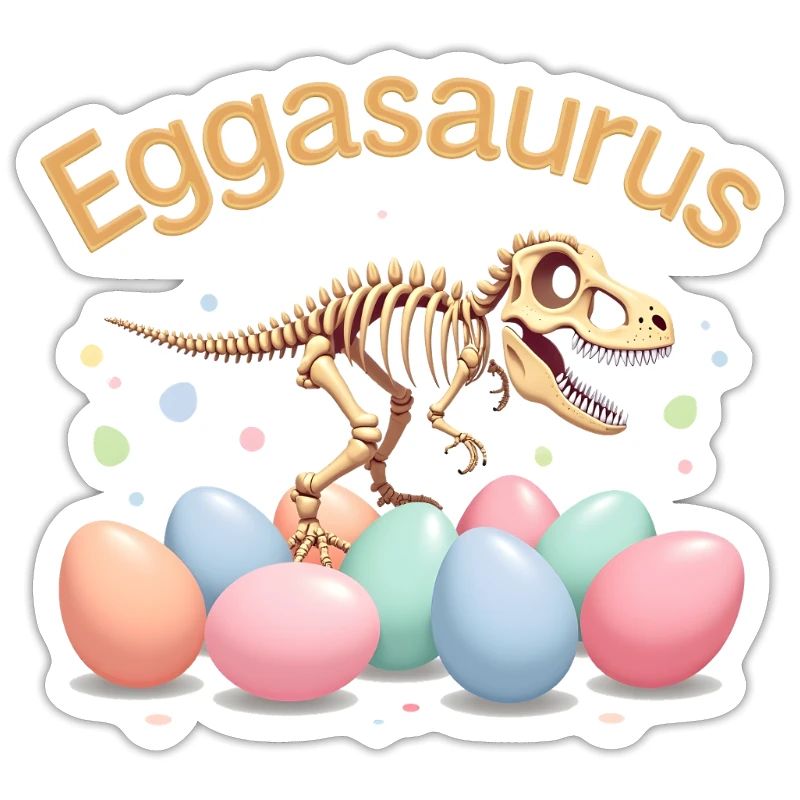 Eggasaurus Easter Stegosaurus Dinosaur