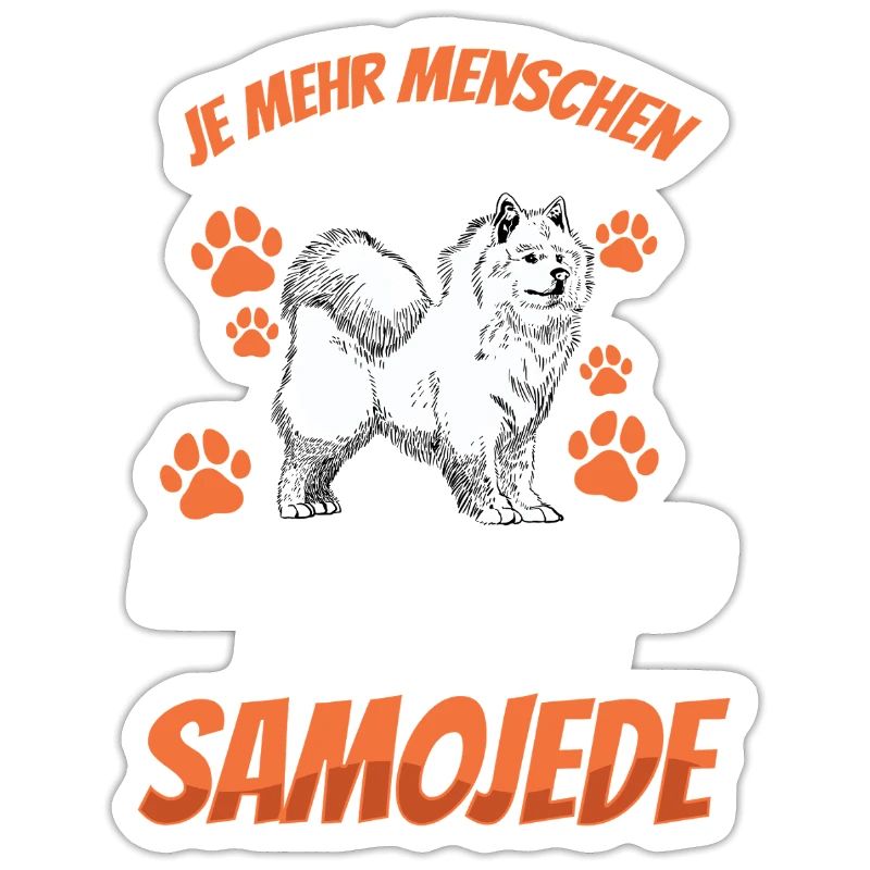 Samoyède plus comme Samoyède Spitz Samoyède