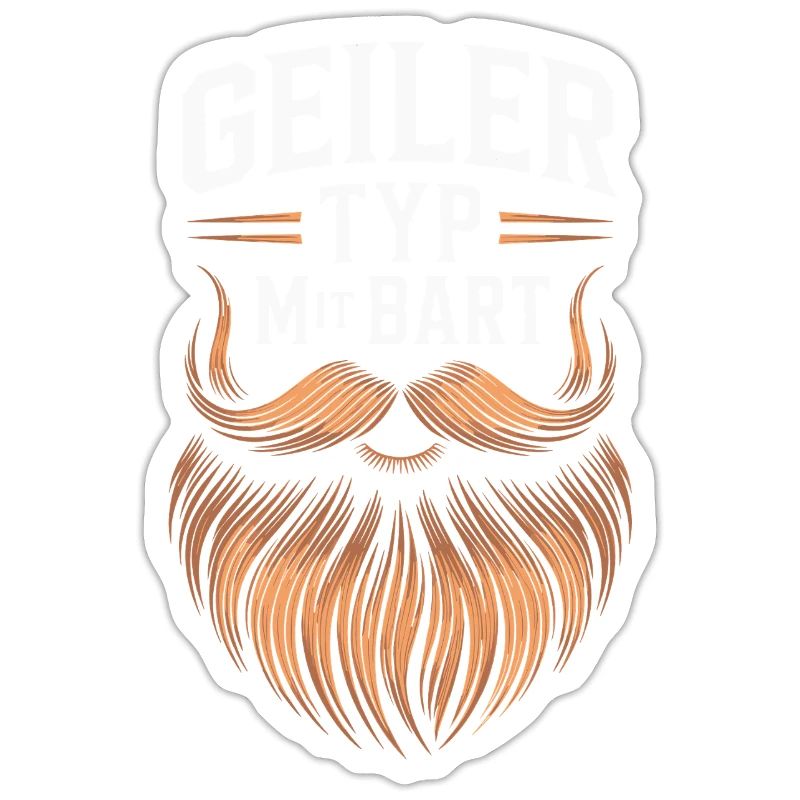 Geiler Typ Mit Bart Bartträger Barbier Vollbart