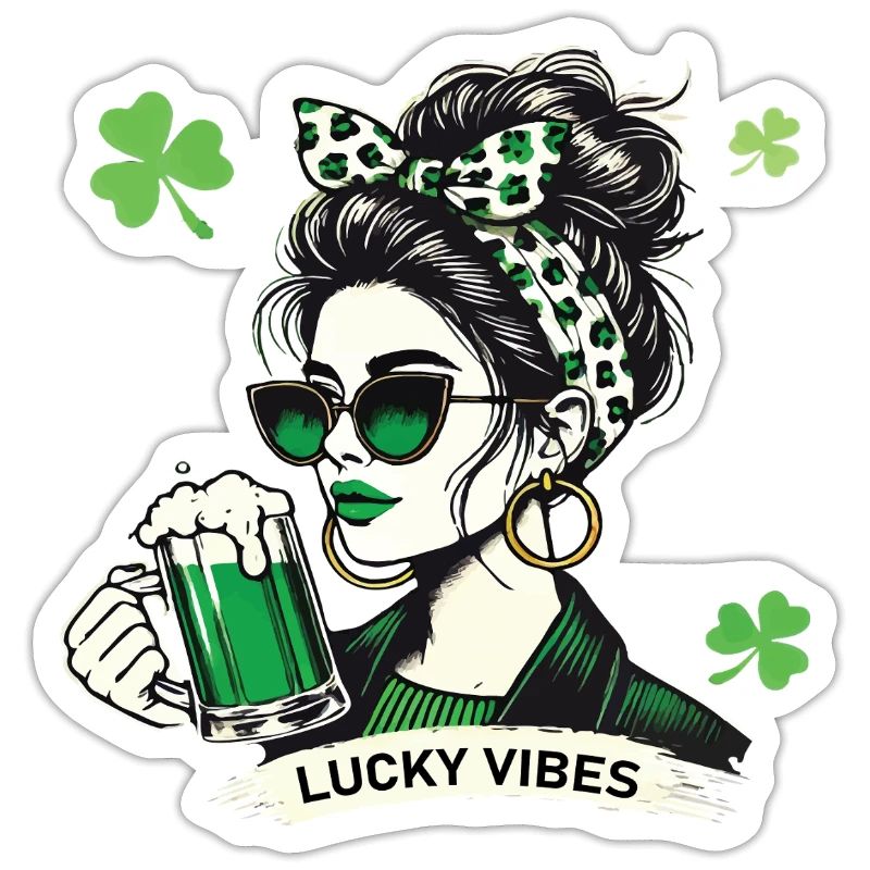 Déclaration de mode Lucky Vibes pour la Saint-Patrick