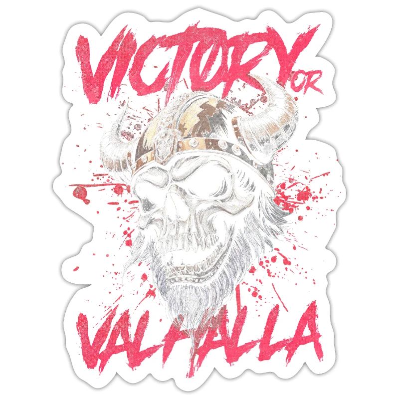 Nordischer Wikingersieg oder Walhalla
