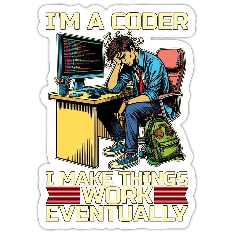 I'm A Coder I Make Things Work Developer Coders
