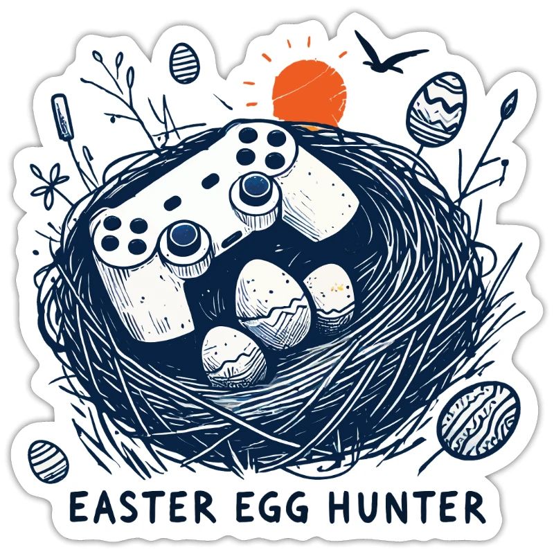 Gaming Easter Egg Hunter Controller Fun