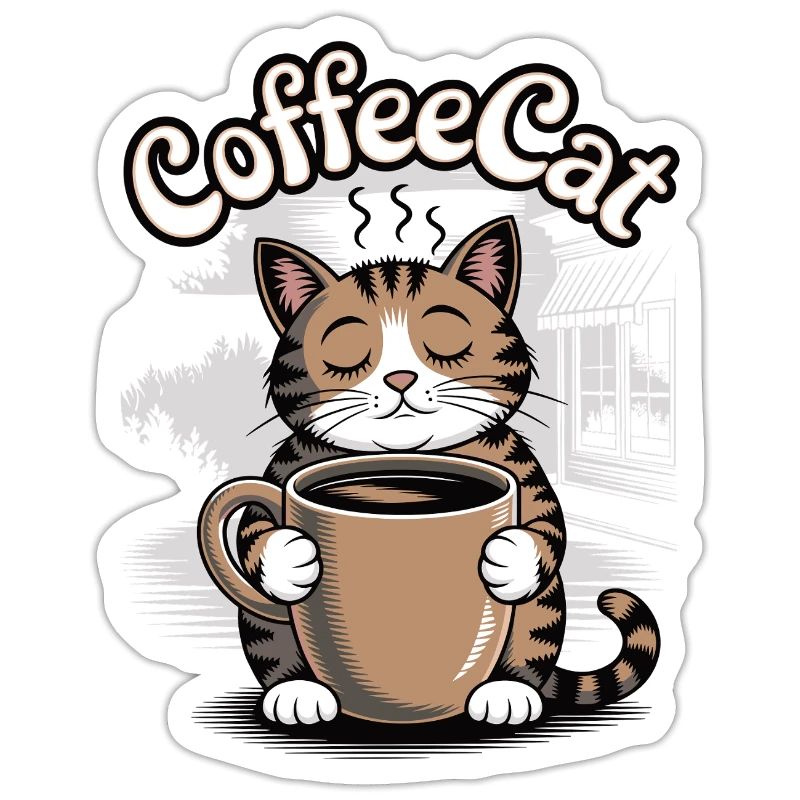 Chat de café