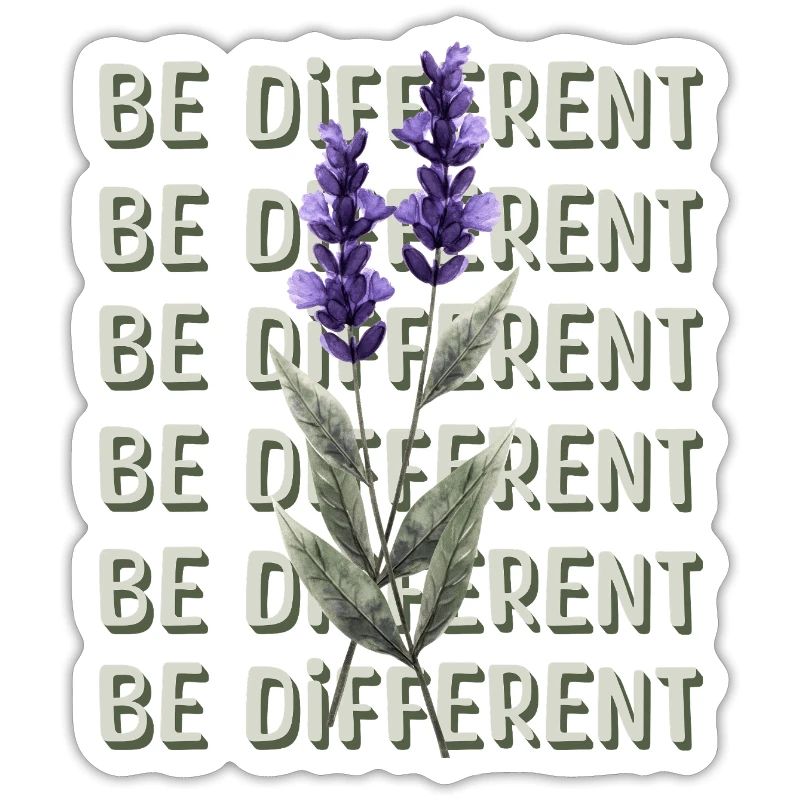 BE DIFFERENT - Affirmations d’amour de fleur de lavande