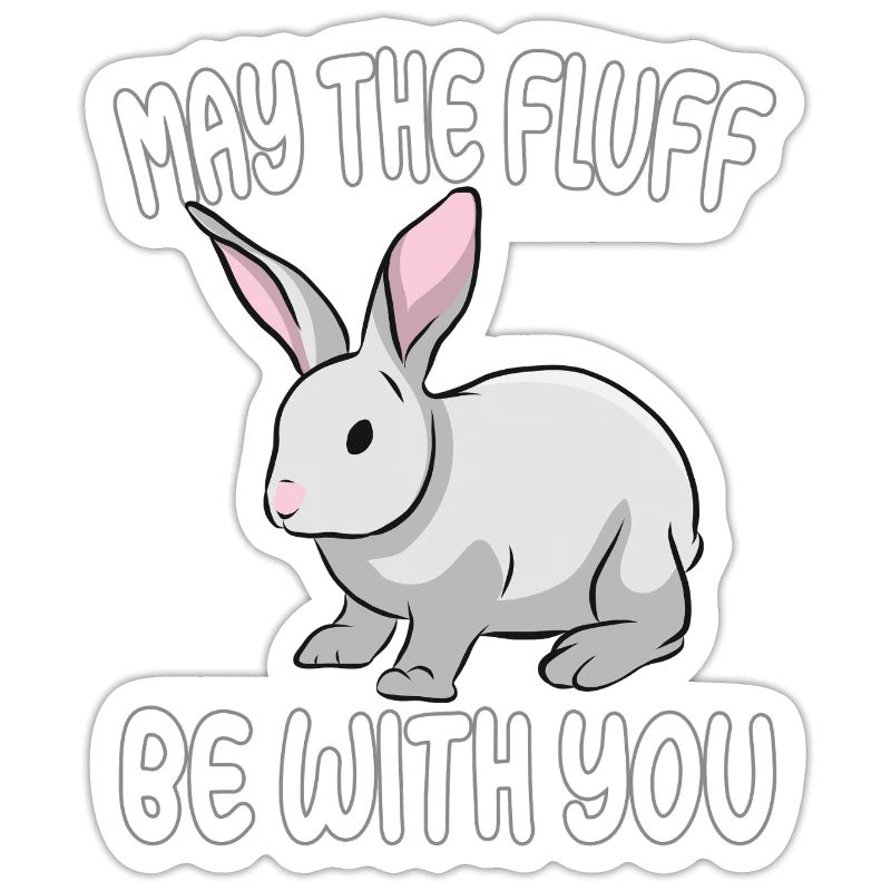 Que le Fluf soit avec vous - Rabbit Bunny Bunny