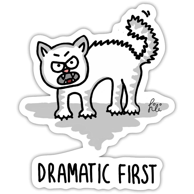 Dramatic First – Le chat en mode drame
