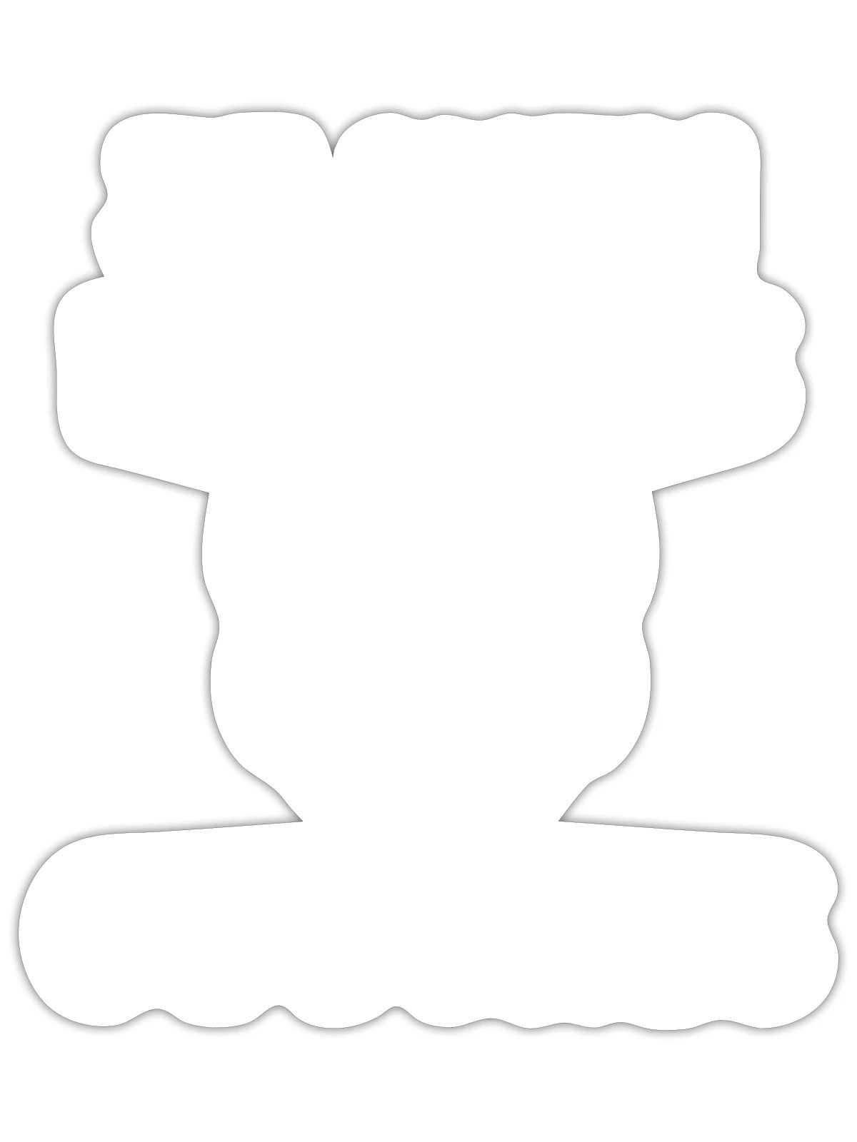 Couches - Sticker taille S (10 x 10 cm) - blanc mat - Devant