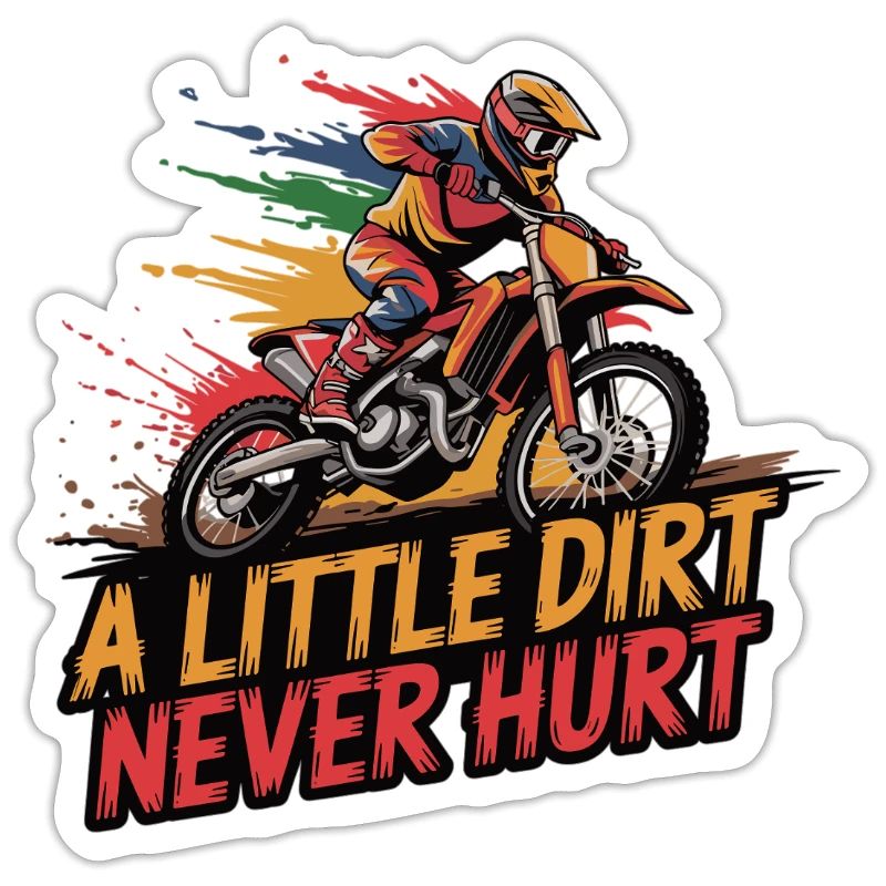 Motocross-Abenteuer beginnt Dreck gehört dazu