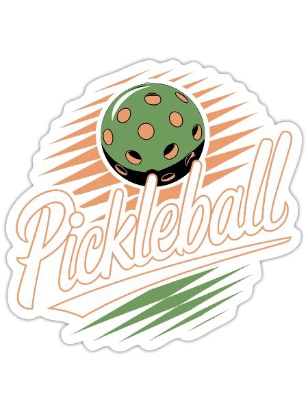 This Is My Pickleball Shirt - Sticker Größe S (10 x 10 cm) - Mattweiß - Vorne