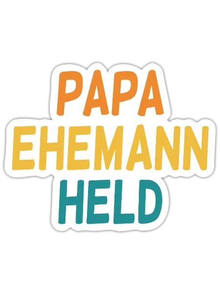 Dad, husband, hero, men's day and hiking day - Sticker size S (10 x 10 cm) - white matte - Front