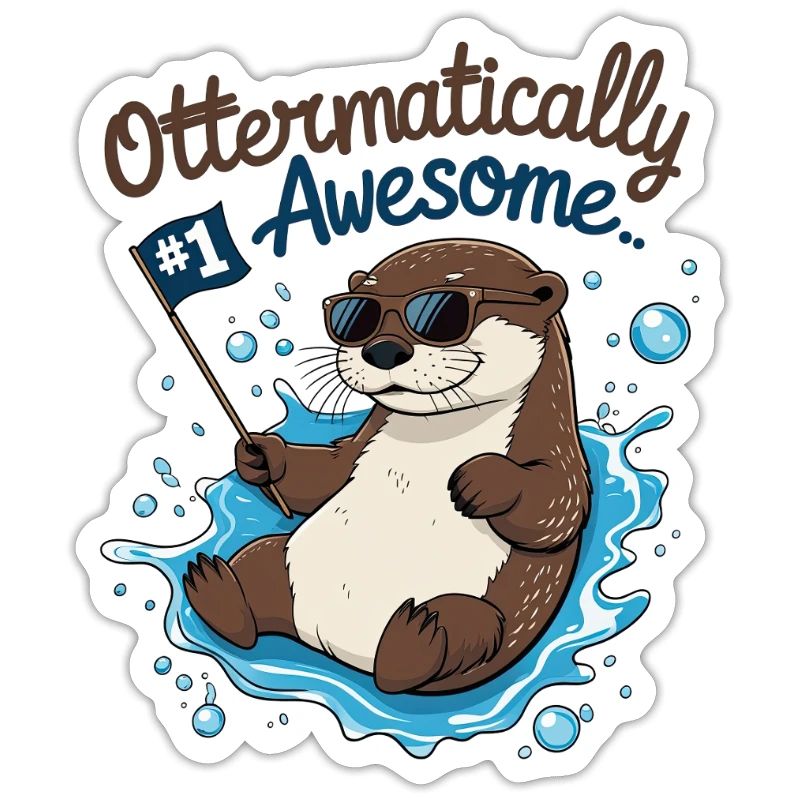 Ottermäßig cool – Lustiger Otter