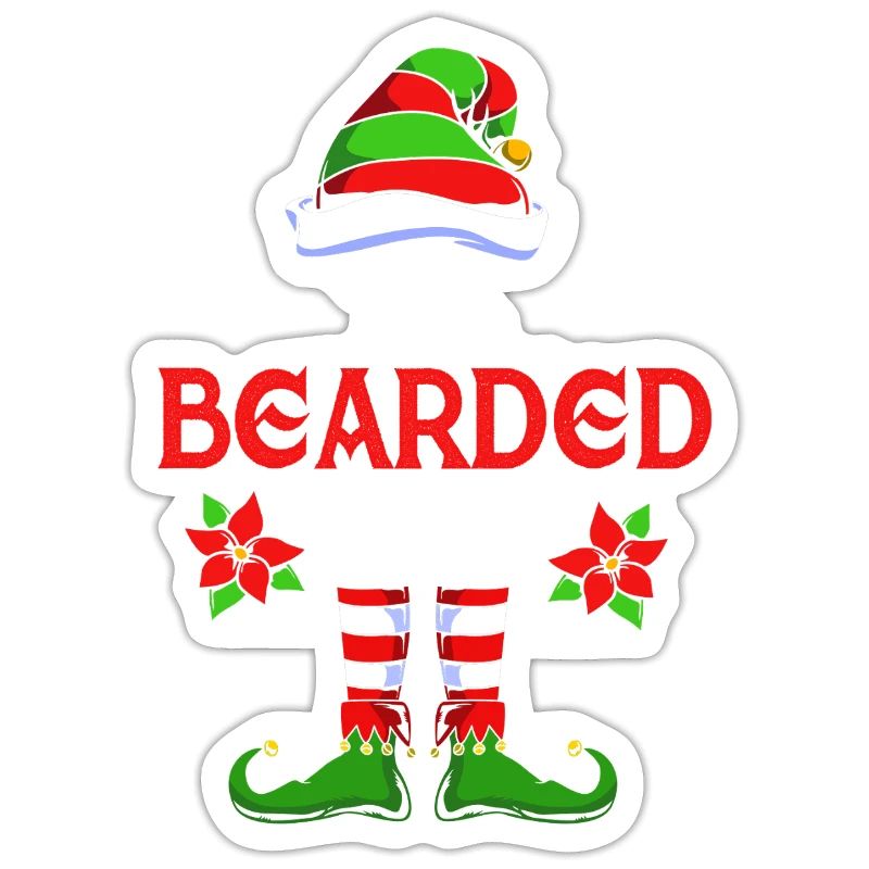 Elfe Elf Weihnachtsgeschenk Bart Bärtig Friseur