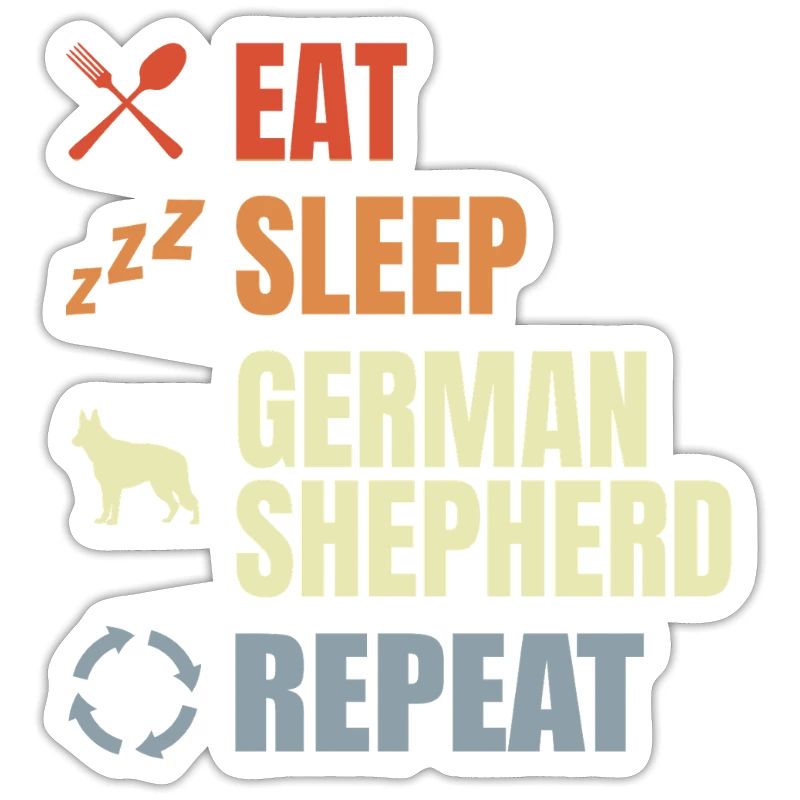Schäferhund Routine