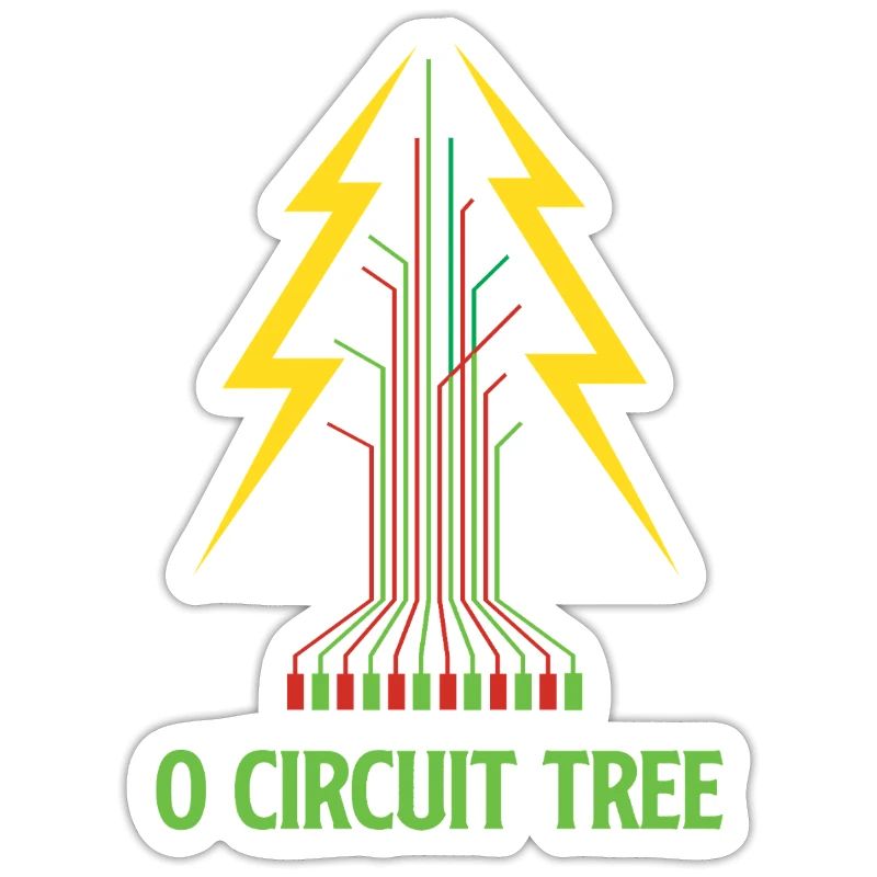 O Circuit Tree Christmas Electrical Engineer