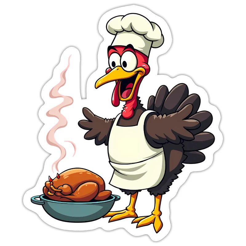 Cuisinier de dinde de Thanksgiving