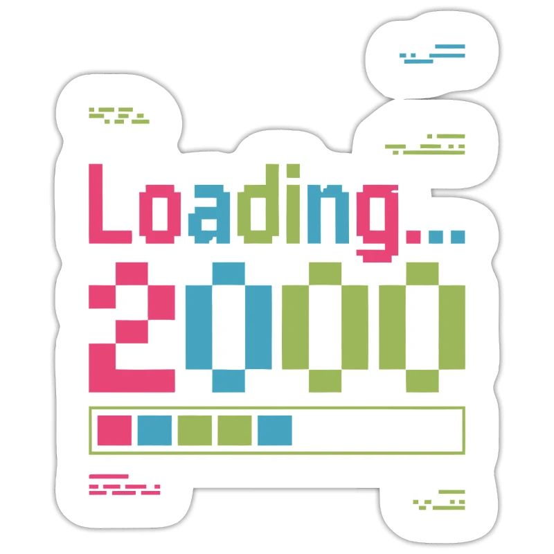 Loading 2000 Pixel Ladebildschirm