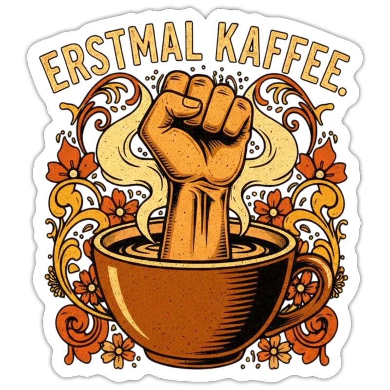 Erstmal Kaffee Faust Statement