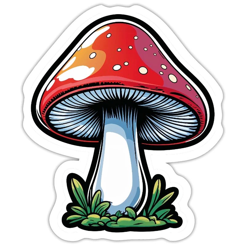 Conception du Popart Red Toadstool