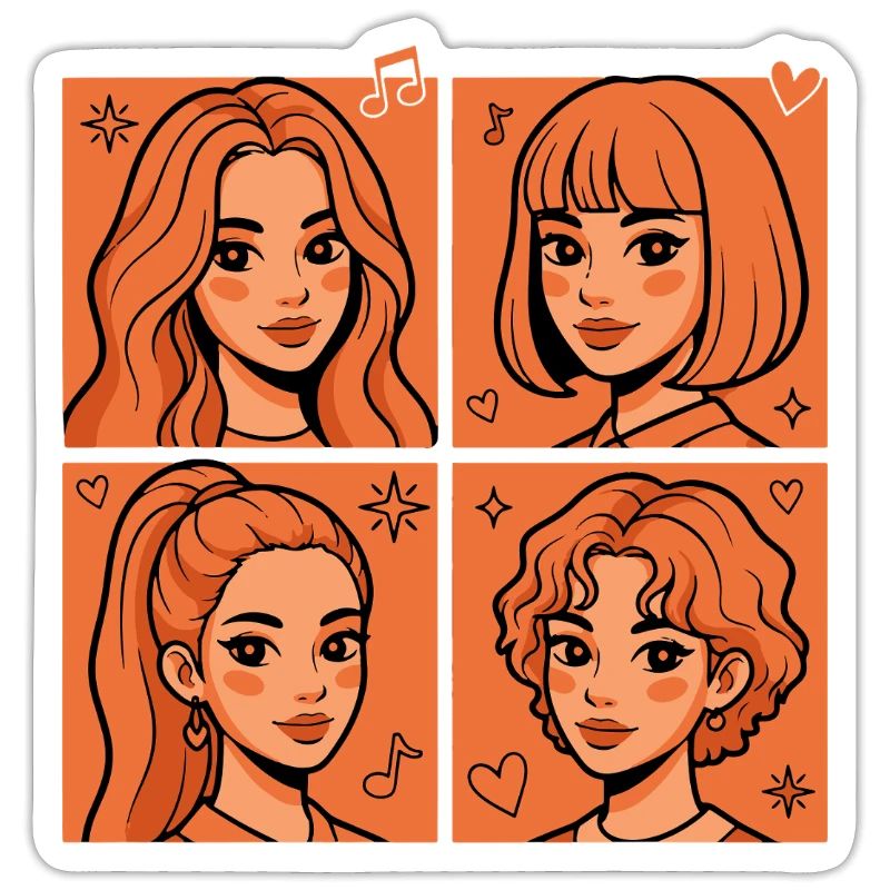 Kpop Pop Coréenne Pop Adoration de groupes féminins coréens mignons