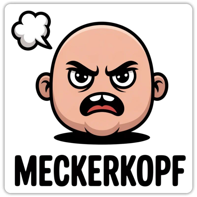 Complainer Funny Grumpy Cartoon