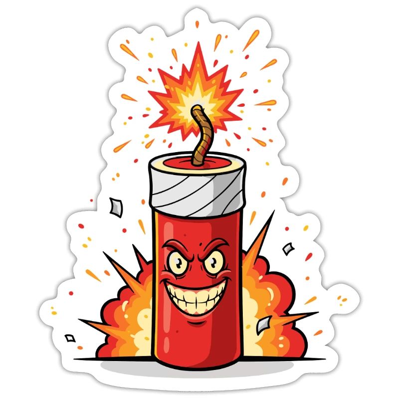 Angry Firecracker Comic