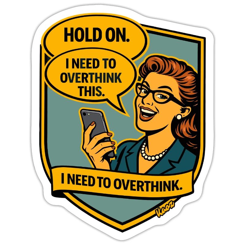 Stop – Repense Overthinker Comic