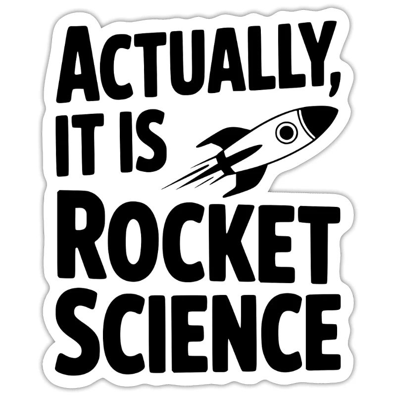 En réalité, c’est de la science spatiale