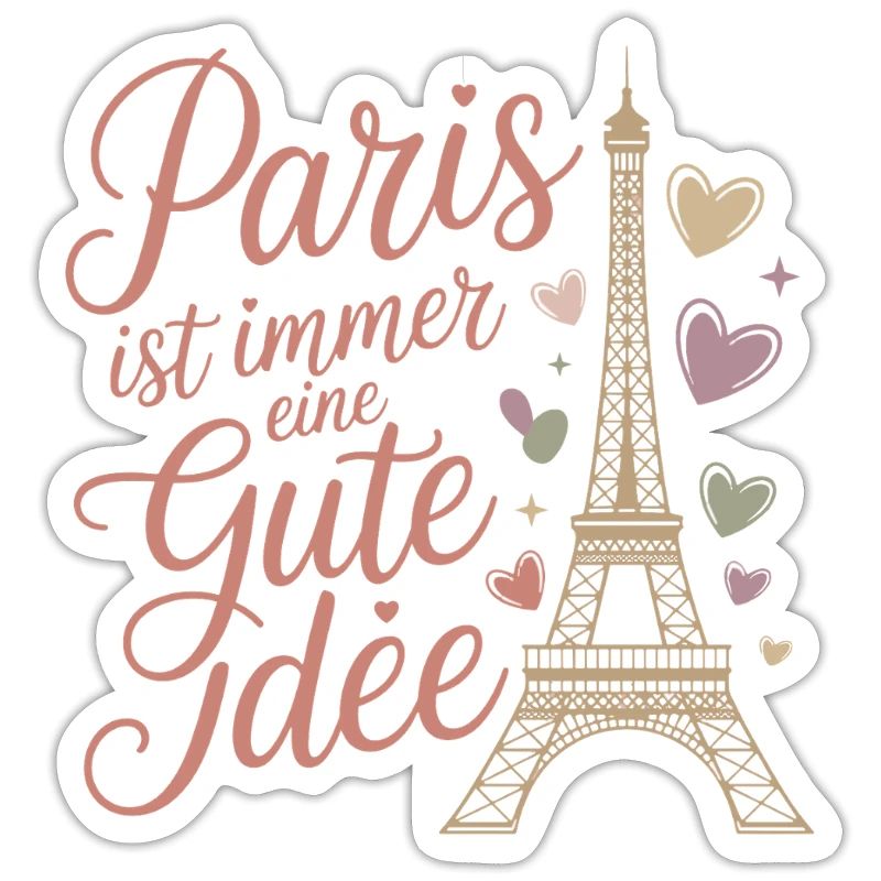  Paris Ist Immer Eine Gute Idee Eiffelturm Herzen