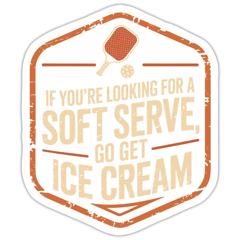 Pickleball Player Looking For Soft Serve Dinking