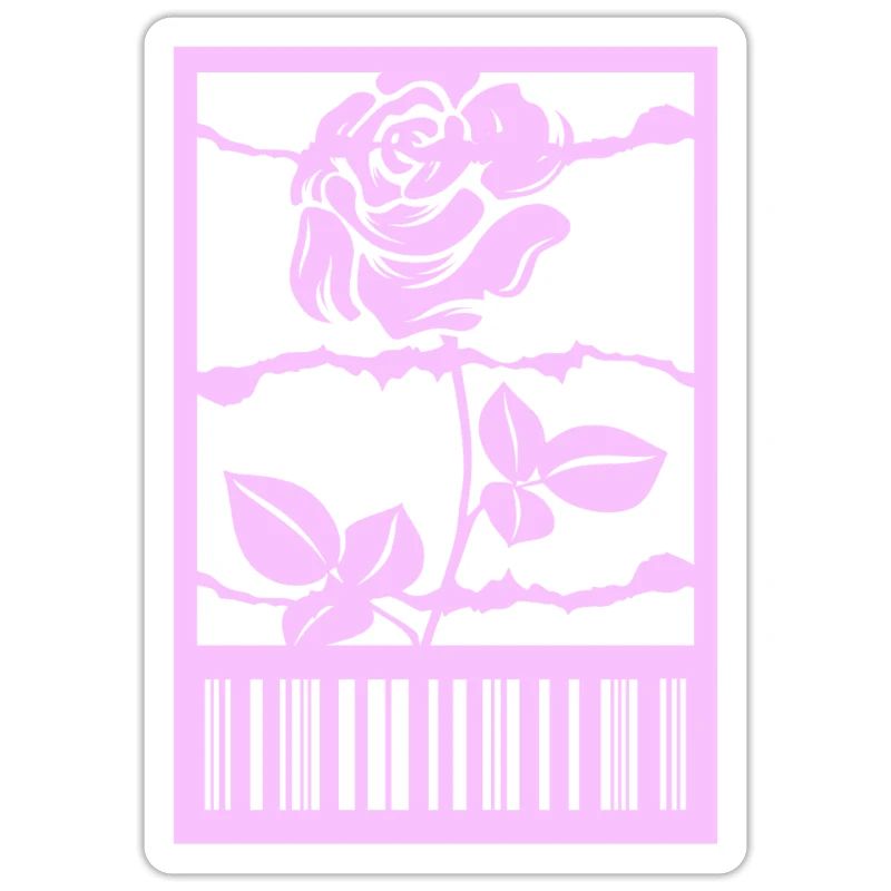 Gothic Rose Stacheldraht Strichcode Urban Style