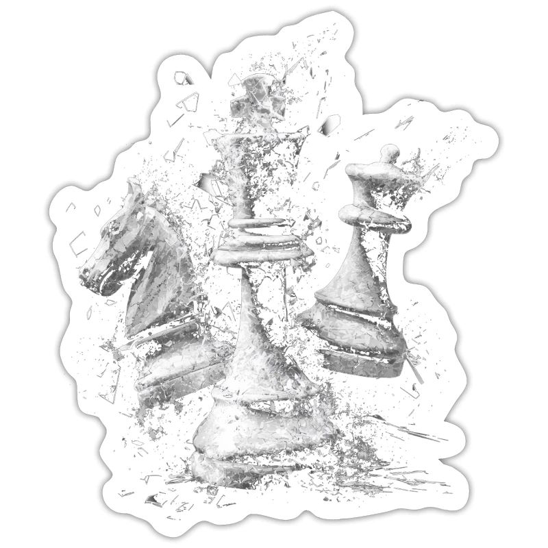 Pièces d’échecs Conception d’explosions Plateau dynamique