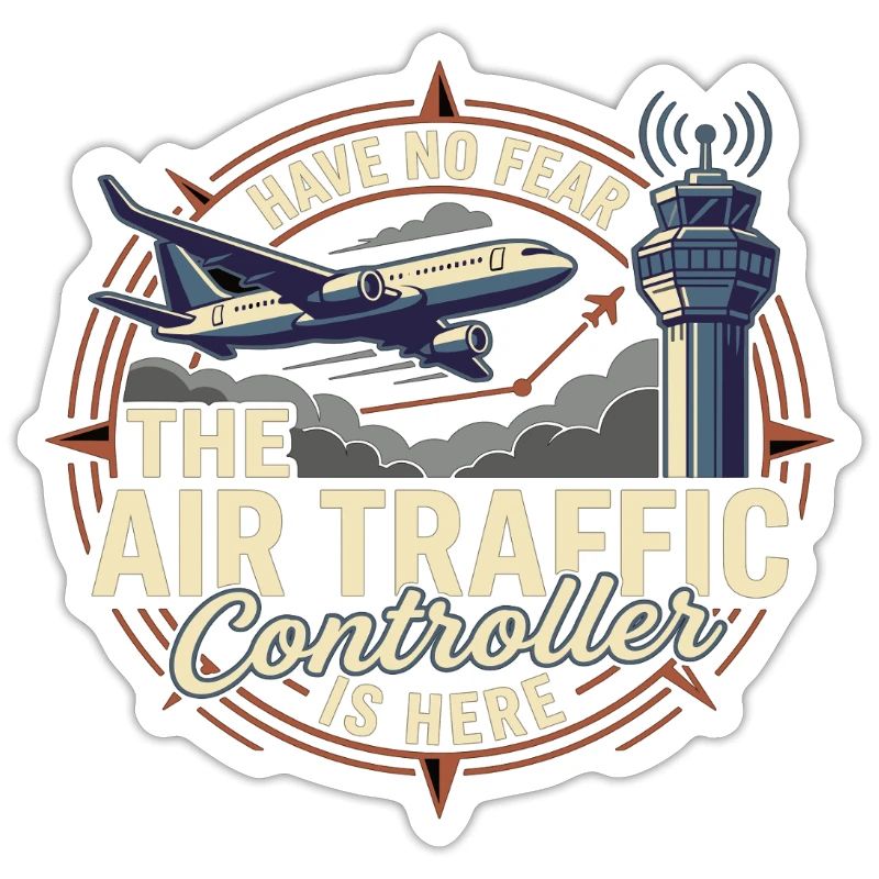 Air Traffic Controller Flugzeug Tower Spruch